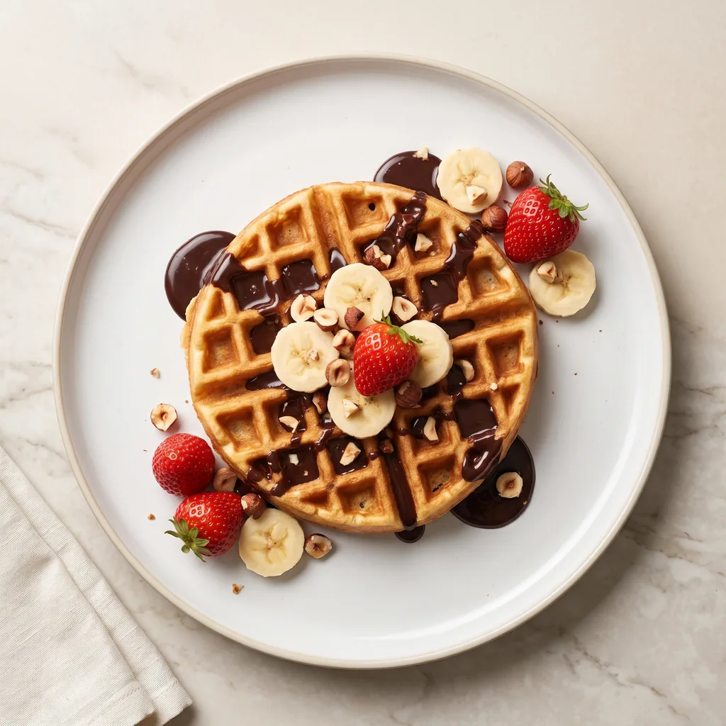 Black White Bitter Waffle