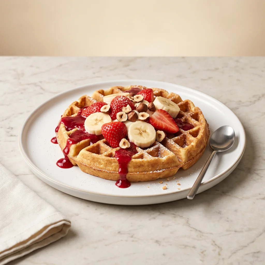 Frambuaz Waffle (2 Kişilik)