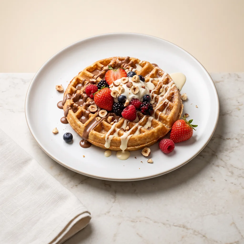 Black White Prime Waffle