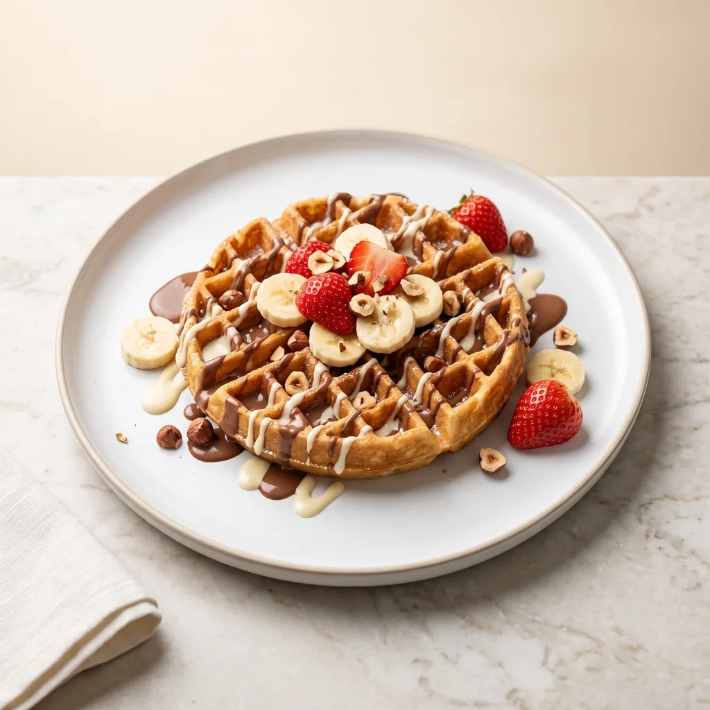Black White Waffle (Tek Kişilik)